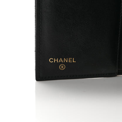 Chanel Caviar Quilted Medium Boy Flap Wallet Black 7 of 8