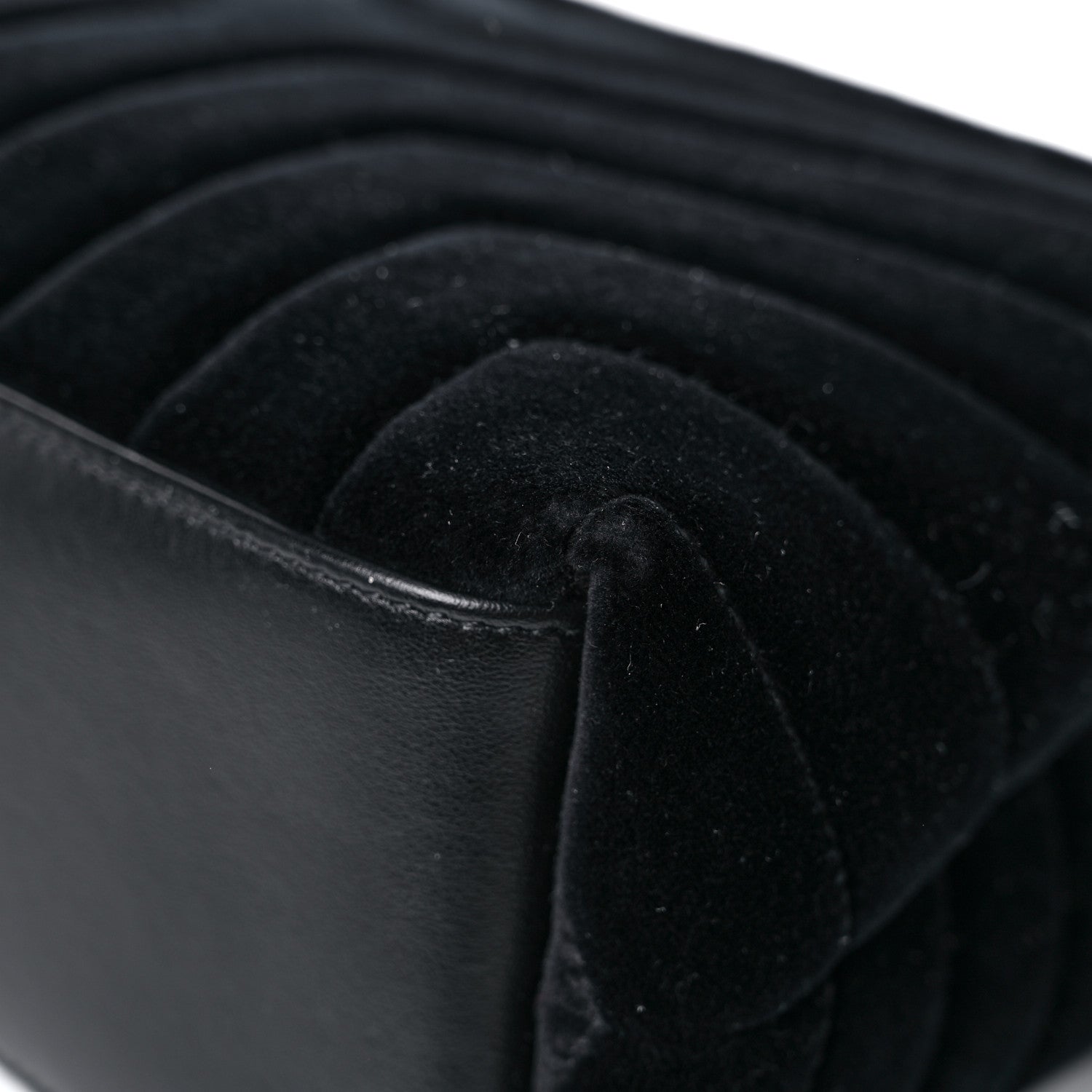 Saint Laurent Velvet Y Quilted Monogram Small Loulou Chain Satchel Black 8 of 10