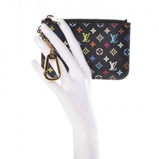 Monogram Multicolor Key Pouch Black Grenade