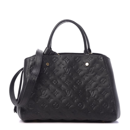 Louis Vuitton Empreinte Montaigne MM Black 1 of 15