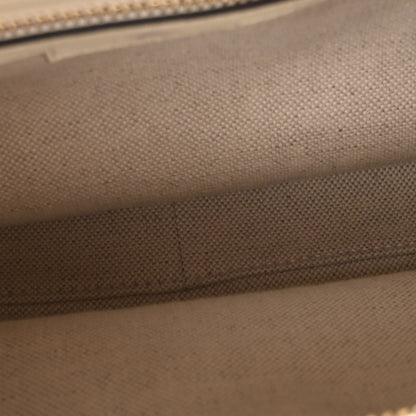 Gucci Aria Calfskin Web Large Attache Shoulder Bag Beige 5 of 9