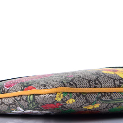 Gucci GG Supreme Monogram Flora Large Ophidia Pouch Clutch Beige Multicolor Crop 7 of 8