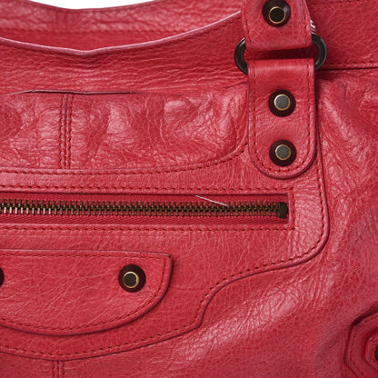 Balenciaga Agneau Classic Hardware Part Time Rose Thulian 9 of 17