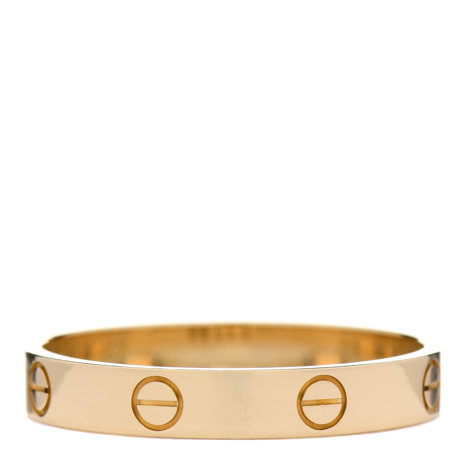 Cartier 18K Yellow Gold 3.5mm LOVE Wedding Band Ring 64 10.75 2 of 4