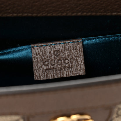 Gucci GG Supreme Monogram Web Small Ophidia Chain Shoulder Bag Brown 6 of 10