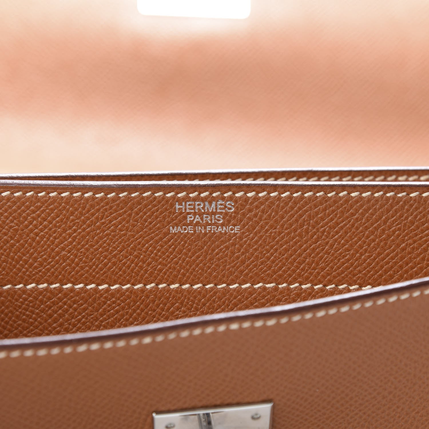 Hermes Epsom Kelly Depeche 38 Gold 6 of 12