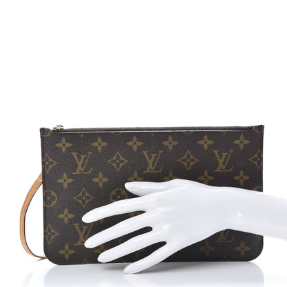 Louis Vuitton Monogram Neverfull MM GM Pochette 2 of 7