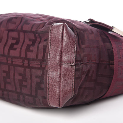 Fendi Zucca Cinghiale Medium Zip Code Shopping Tote Purple 10 of 10