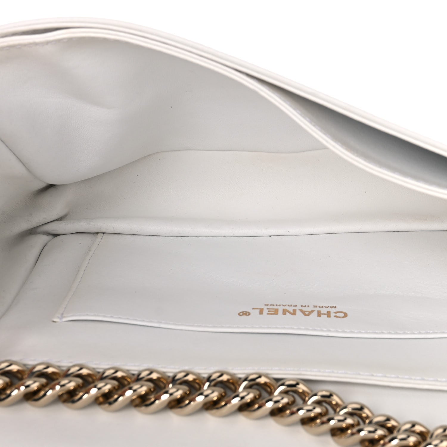 Chanel Patent Sequin Medium Boy Chanel Flap White Pink Light Blue 5 of 18