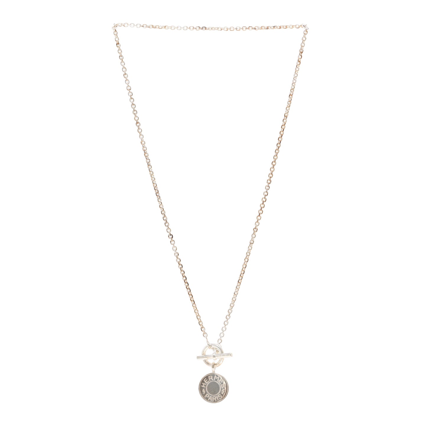 Sterling Silver Amulettes H Confettis Pendant Necklace