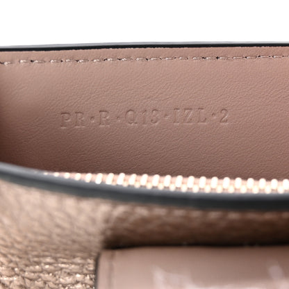 Valentino Garavani Metallic Pebbled Calfskin Rockstud Phone Case With Chain Sasso 7 of 12