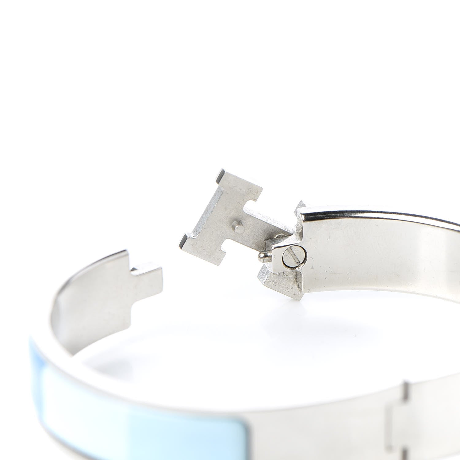 Hermes Enamel Narrow Clic Clac H Rainbow Bracelet PM Rainbow Bleu 4 of 7