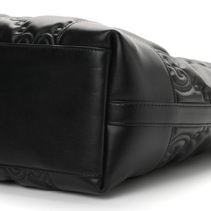 Gucci Calfskin GG Matelasse Medium Ophidia Shopping Tote Black 10 of 10