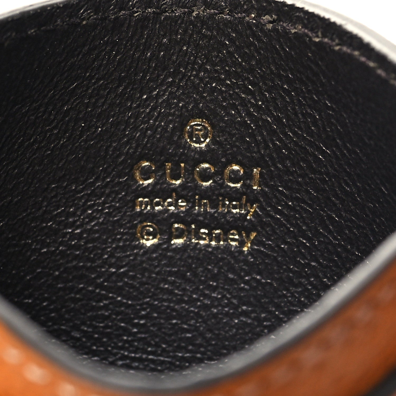 Gucci X DISNEY Mini Vintage GG Supreme Monogram Mickey Mouse Card Holder Beige Vintage Sun Oil 6 of 9