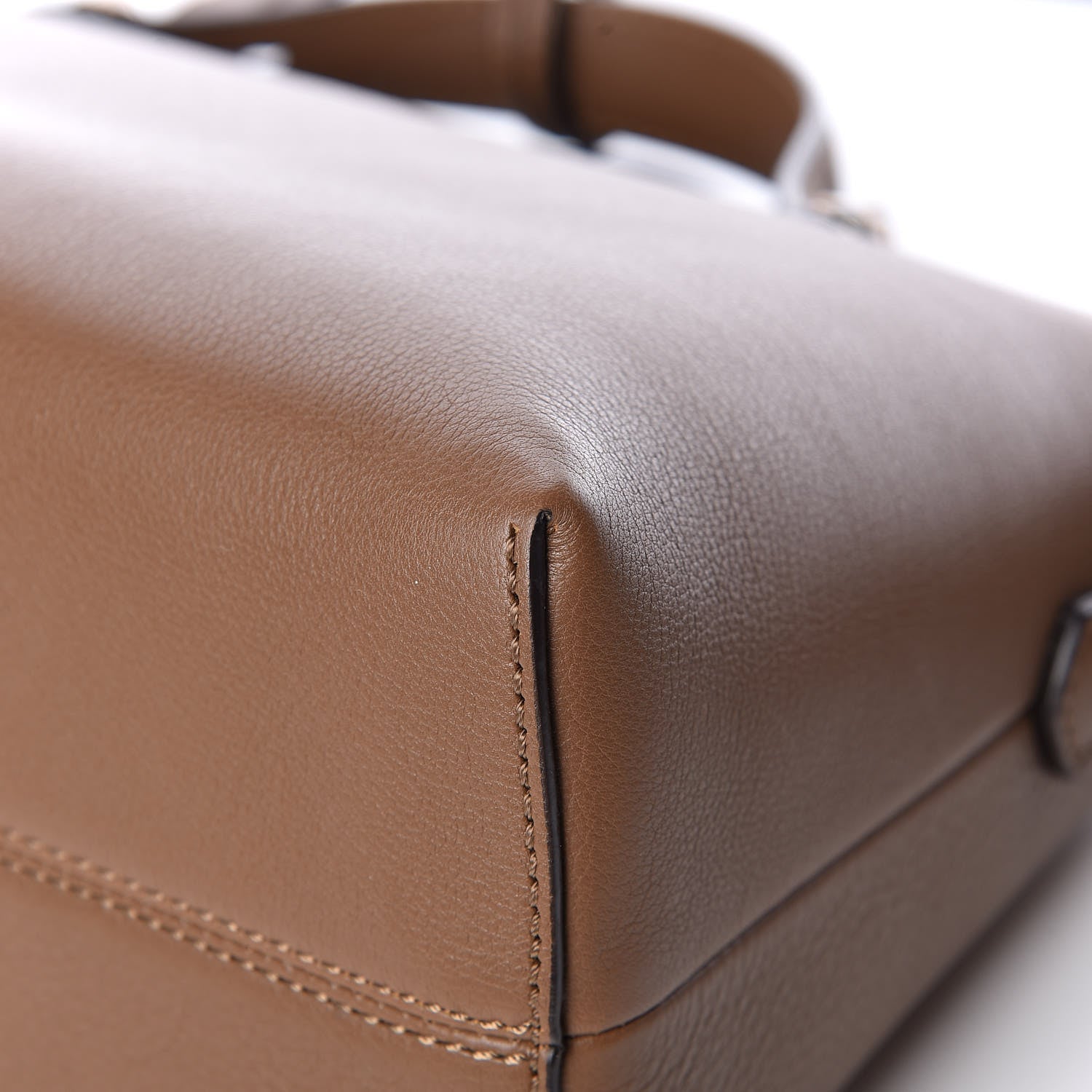 Fendi Vitello Dolce Croc Tail Medium By The Way Boston Bag Foresta Marrone 11 of 13