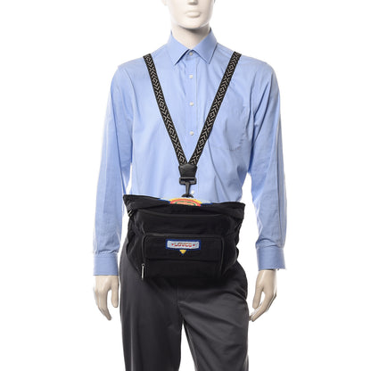 Gucci Nylon 80s Logo Patch Belt Bag Black 2 of 10