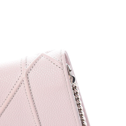 Christian Dior Grained Calfskin Diorama Croisiere Chain Wallet Pink 16 of 16