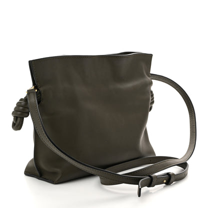 Loewe Calfskin Mini Flamenco Knot Clutch Vintage Khaki 3 of 11
