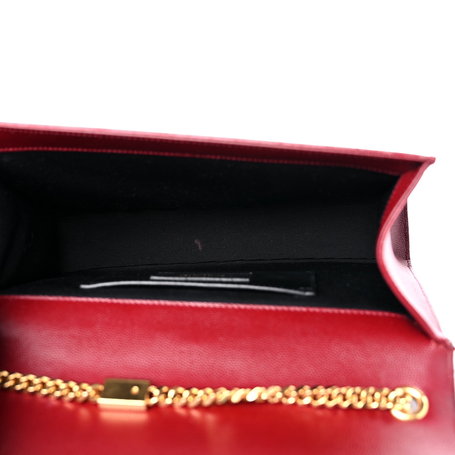 Saint Laurent Grain De Poudre Medium Monogram Kate Satchel Dark Red 5 of 15