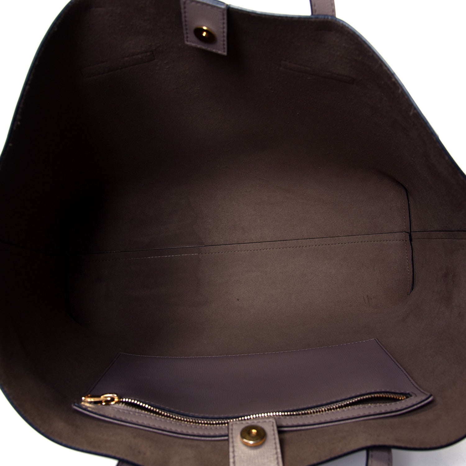 Tom Ford Grained Calfskin Small T Tote Taupe 5 of 5
