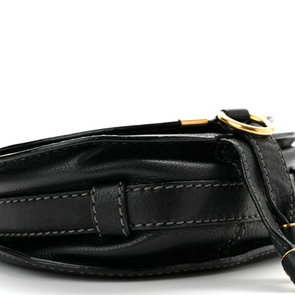 Chloe Calfskin Mini Marcie Round Crossbody Bag Black 9 of 10