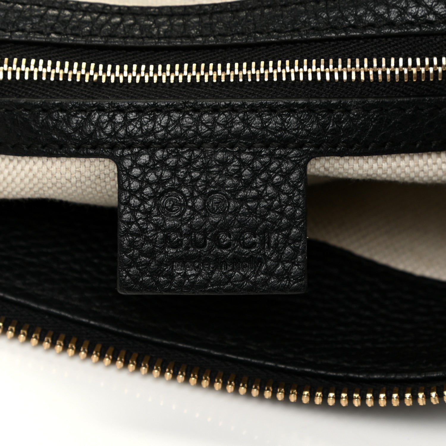Gucci Pebbled Calfskin Large Soho Hobo Black 5 of 13
