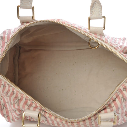 Louis Vuitton Mini Lin Croisette Speedy 30 Rouge 5 of 12