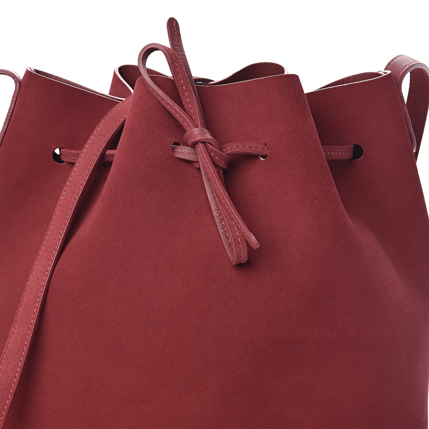 Suede Bucket Bag Rococo