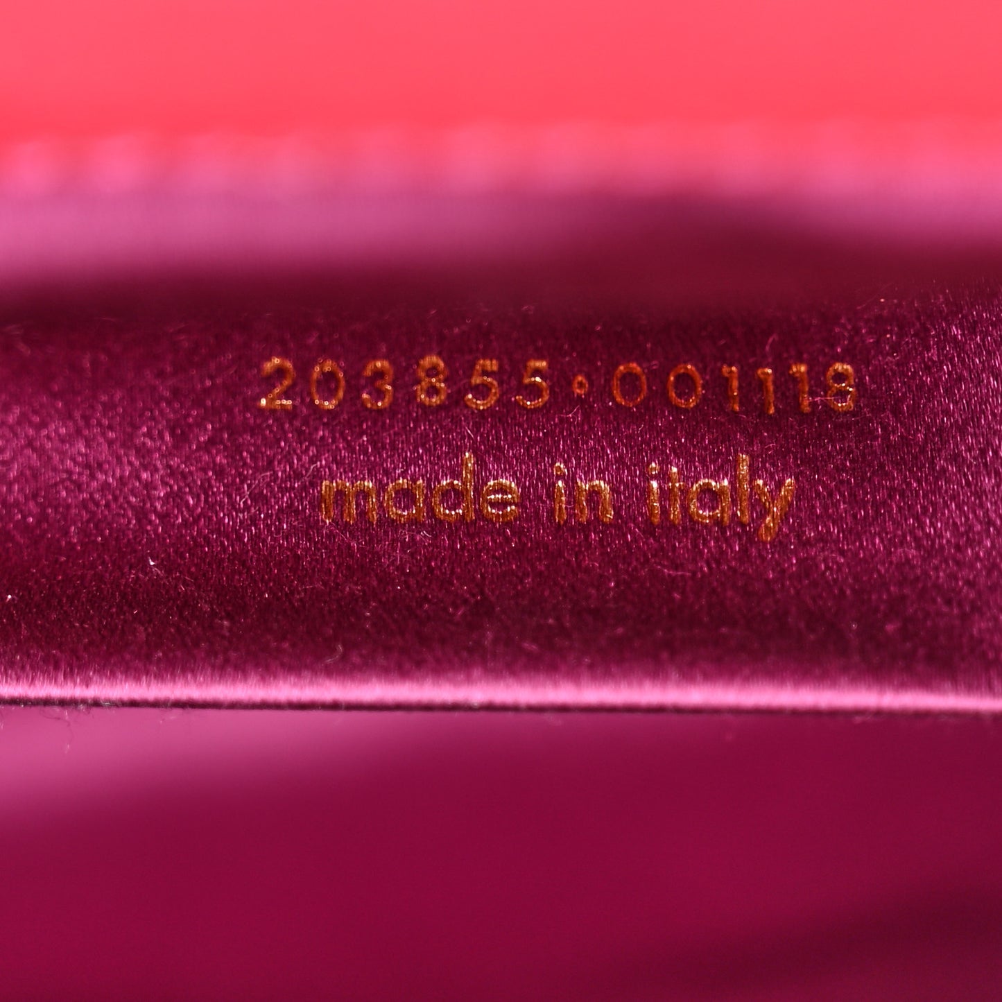 Textured Patent Monogram Large Belle De Jour Clutch Fuchsia