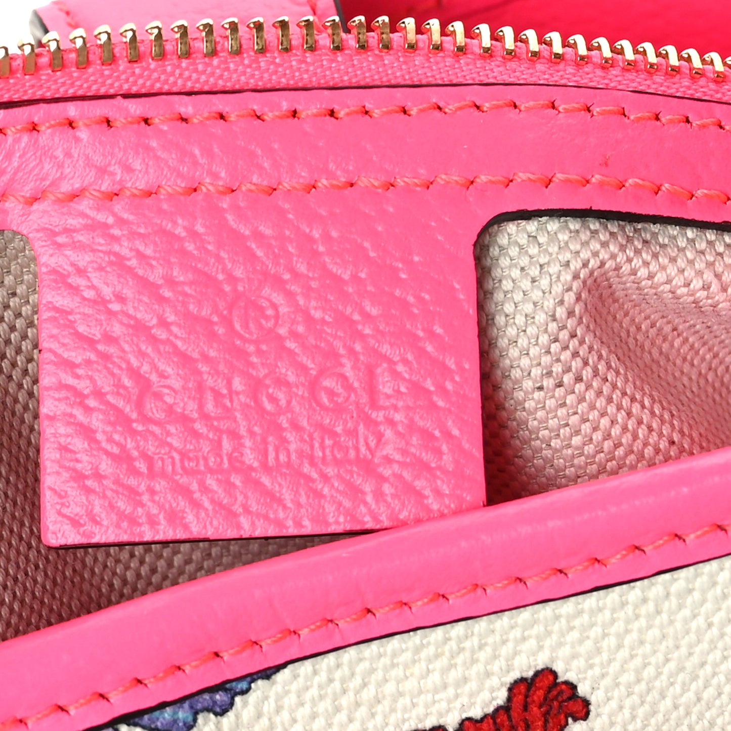 Canvas Flora Medium Jackie Hobo Fuchsia