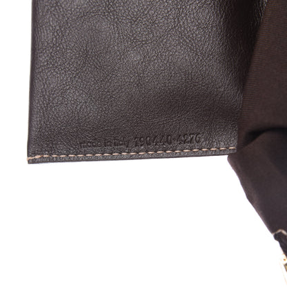 Gucci Crystal Monogram Zip Around Coin Purse Wallet Dark Brown 8 of 10