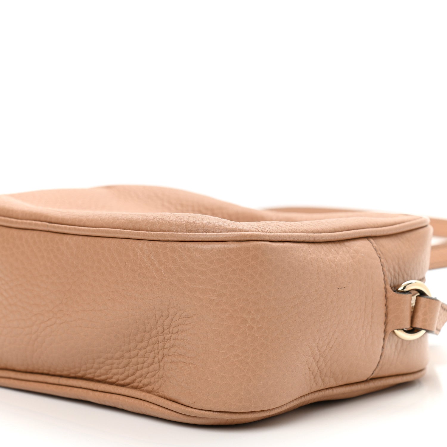 Gucci Pebbled Calfskin Small Soho Disco Bag Camelia 10 of 12