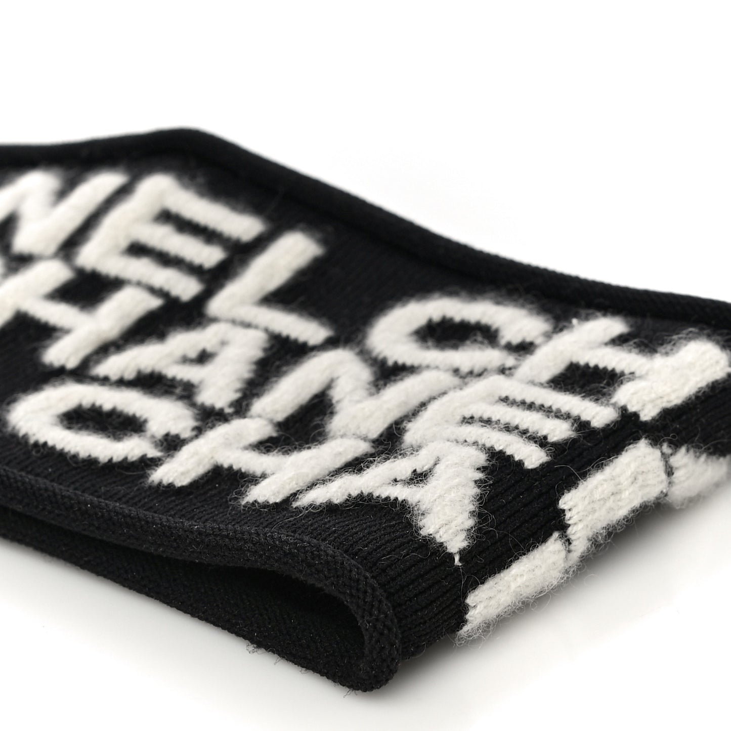Cashmere Logo Headband Black White