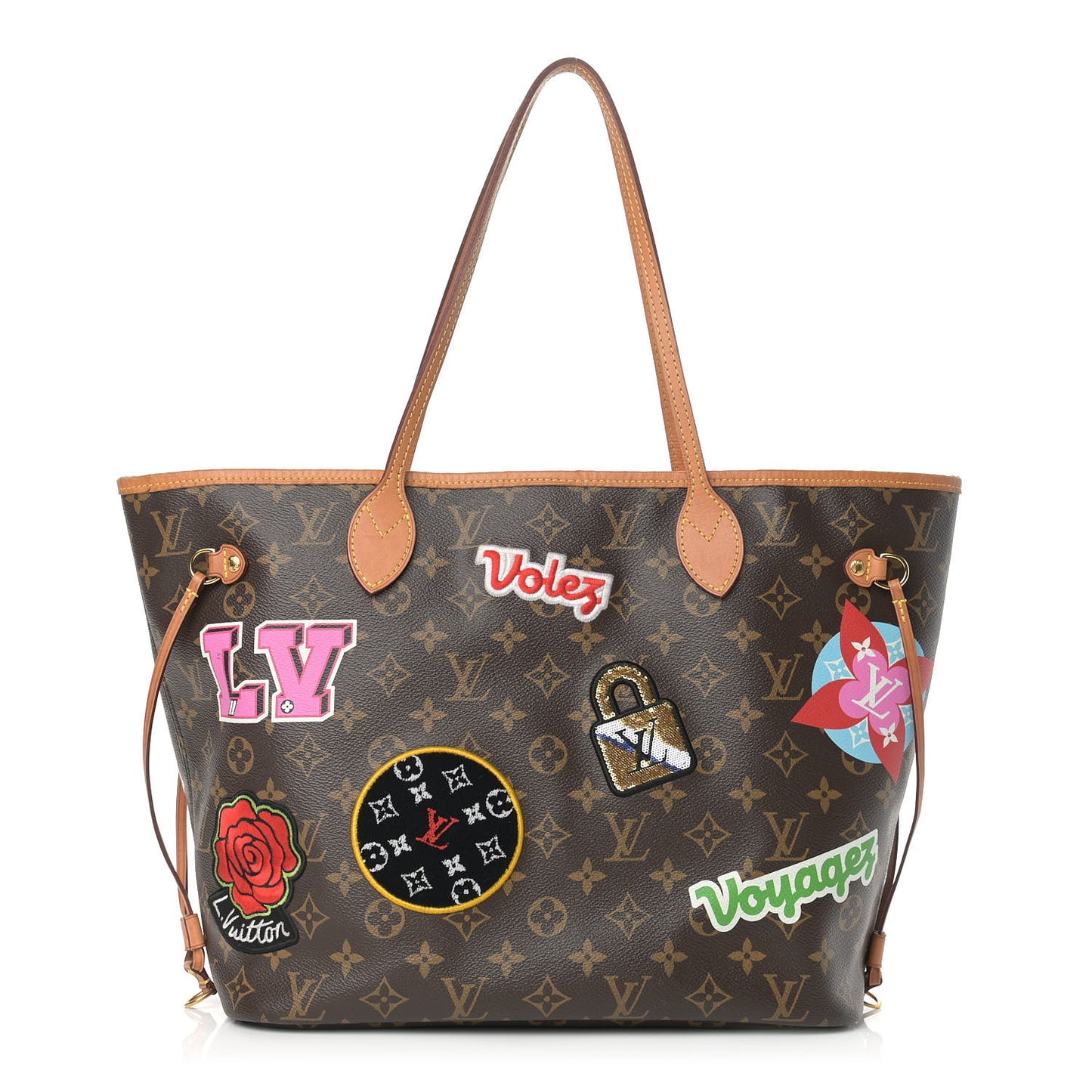 Monogram Travel Stickers Neverfull MM