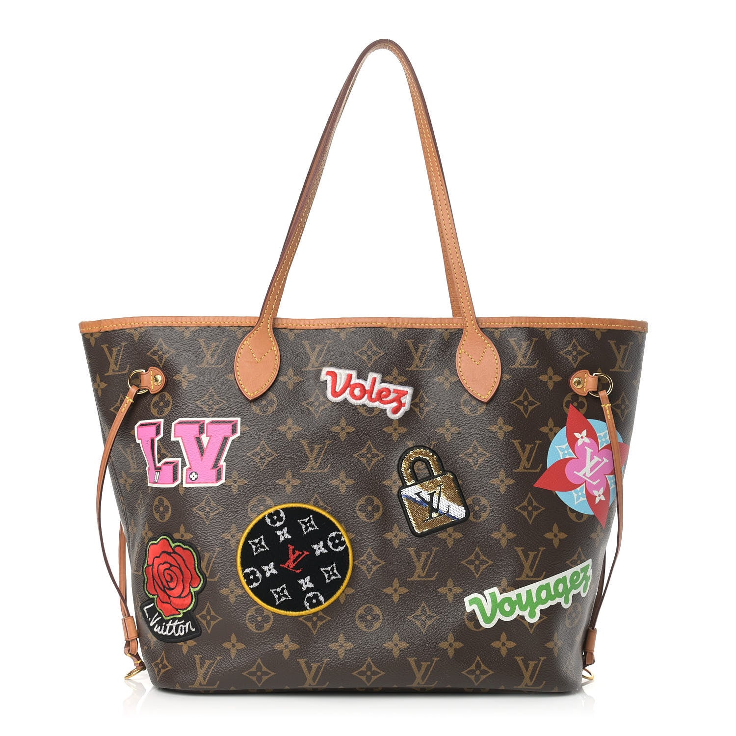 Louis Vuitton Monogram Travel Stickers Neverfull MM 3 of 10