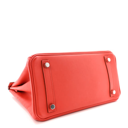 Hermes Swift Birkin 25 Rouge Tomate 4 of 10