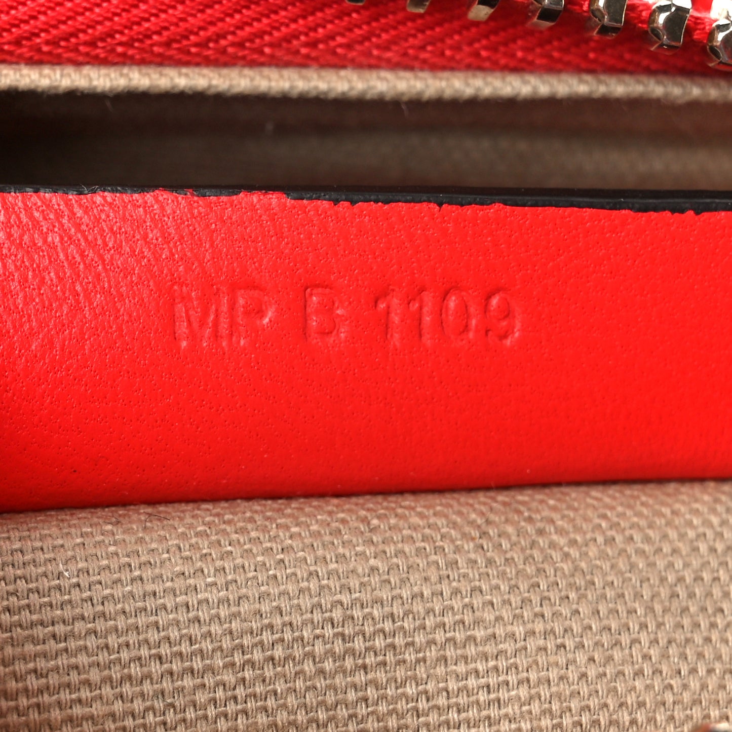 Calfskin Crocodile Embossed Mini Antigona Red