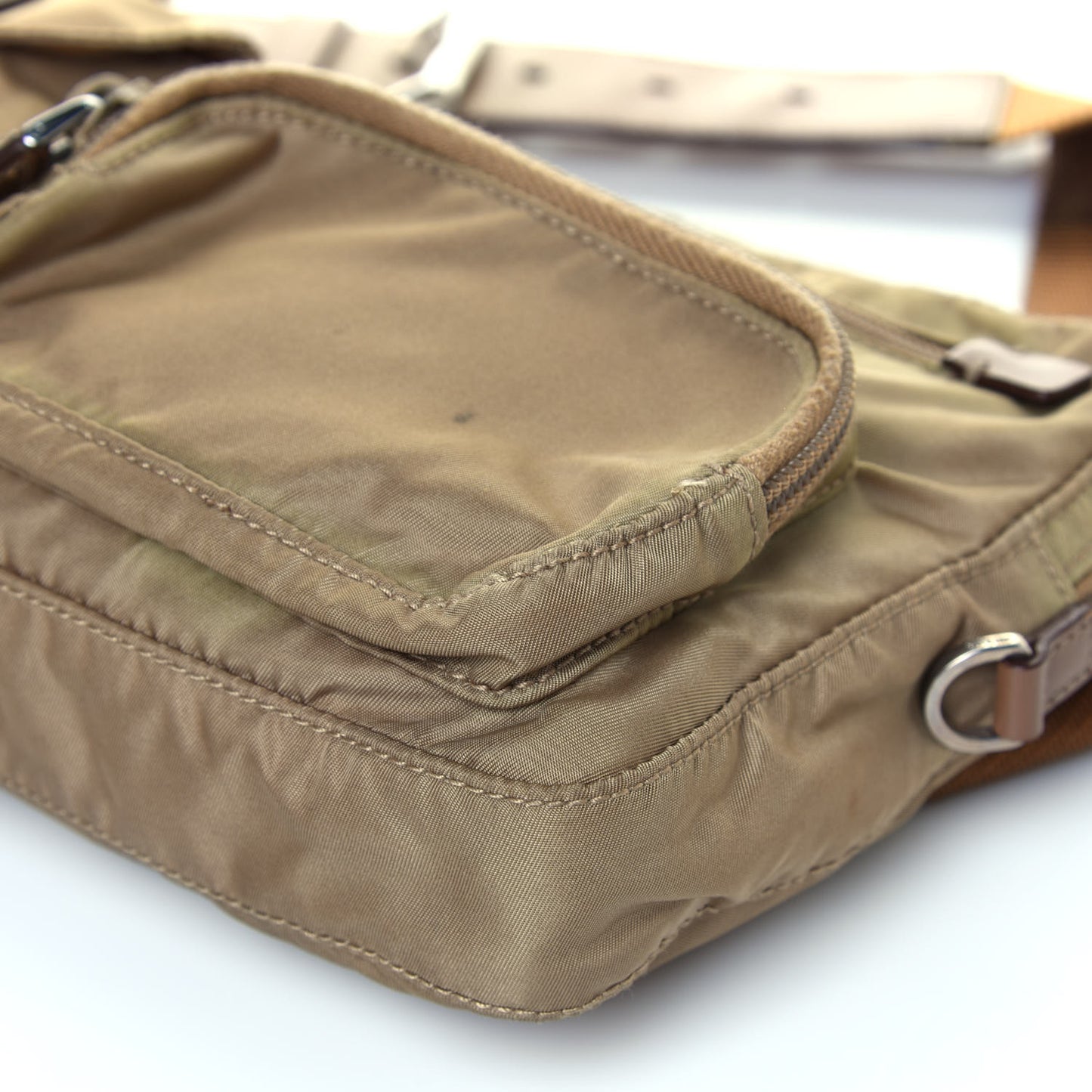 Tessuto Nylon Belt Bag Brown