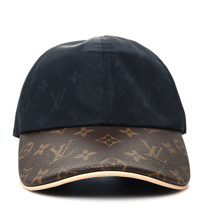Louis Vuitton Polyester Silk Monogram LV Get Ready Cap L Black 2 of 7