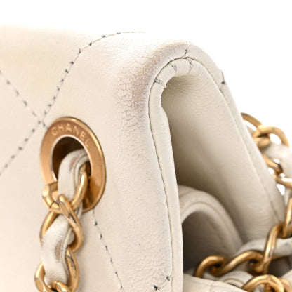 Chanel Lambskin A Real Catch Flap Bag White 13 of 14