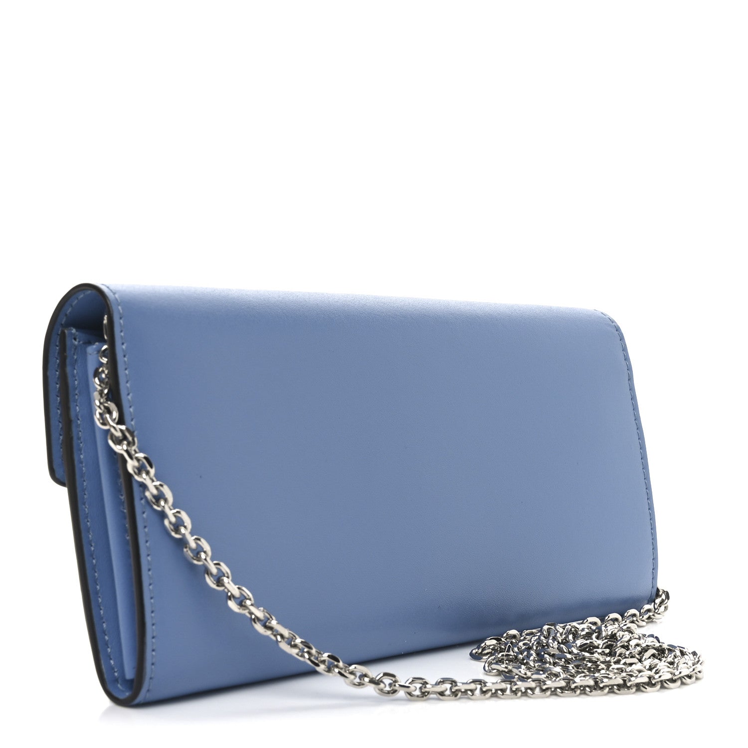Fendi Vitello Liberty F is Fendi Continental Envelope Wallet on Chain Nebula 3 of 11