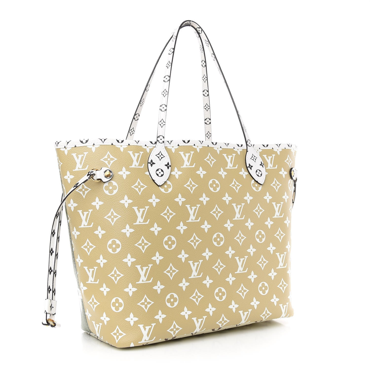Louis Vuitton Monogram Giant Neverfull MM Kaki 3 of 9
