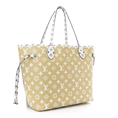 Louis Vuitton Monogram Giant Neverfull MM Kaki 3 of 9