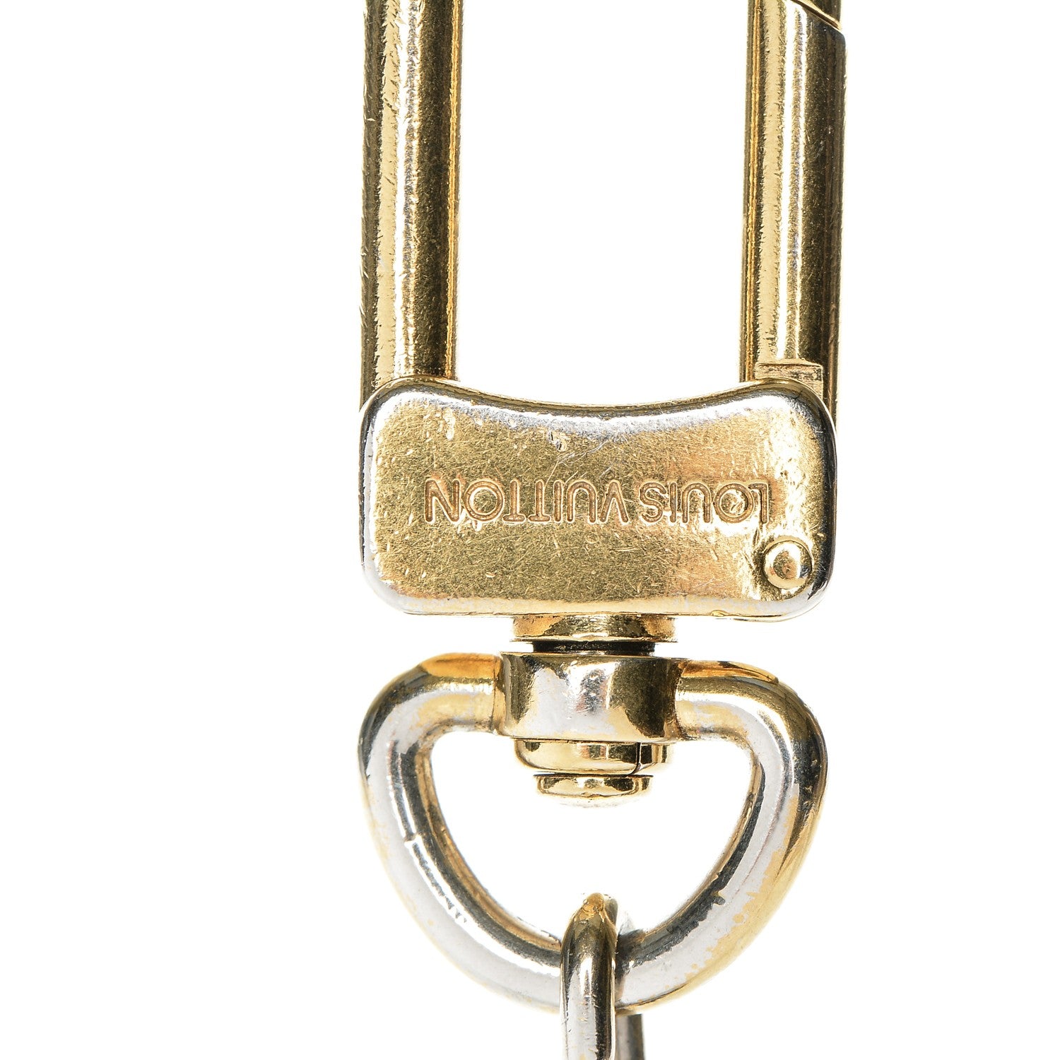 Louis Vuitton Pochette Extender Key Ring Gold 3 of 4