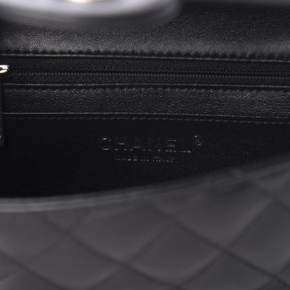 Chanel Lambskin Quilted Mini Square Flap Black 8 of 10