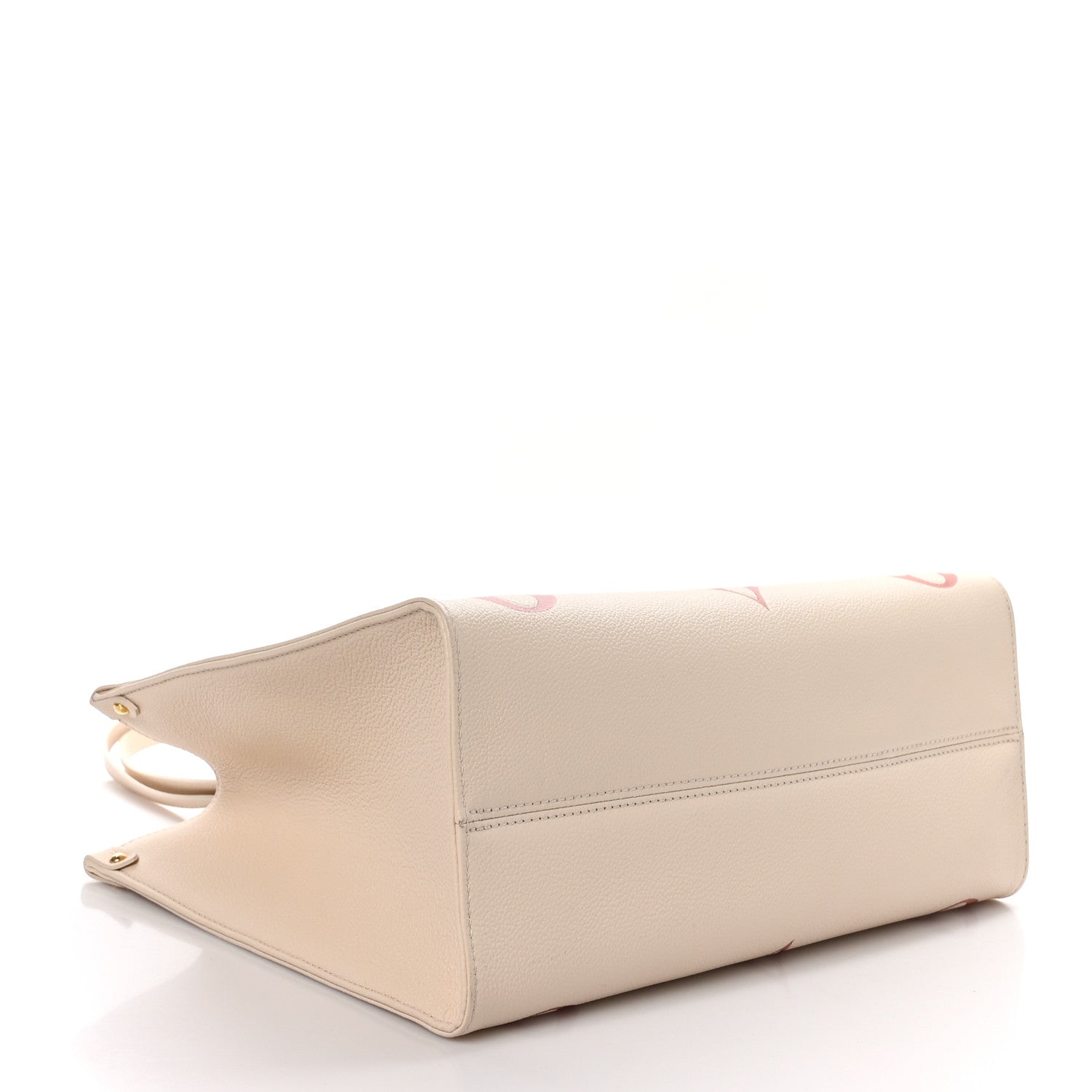 Louis Vuitton Empreinte Monogram Giant Onthego MM Creme Rose Trianon 4 of 8