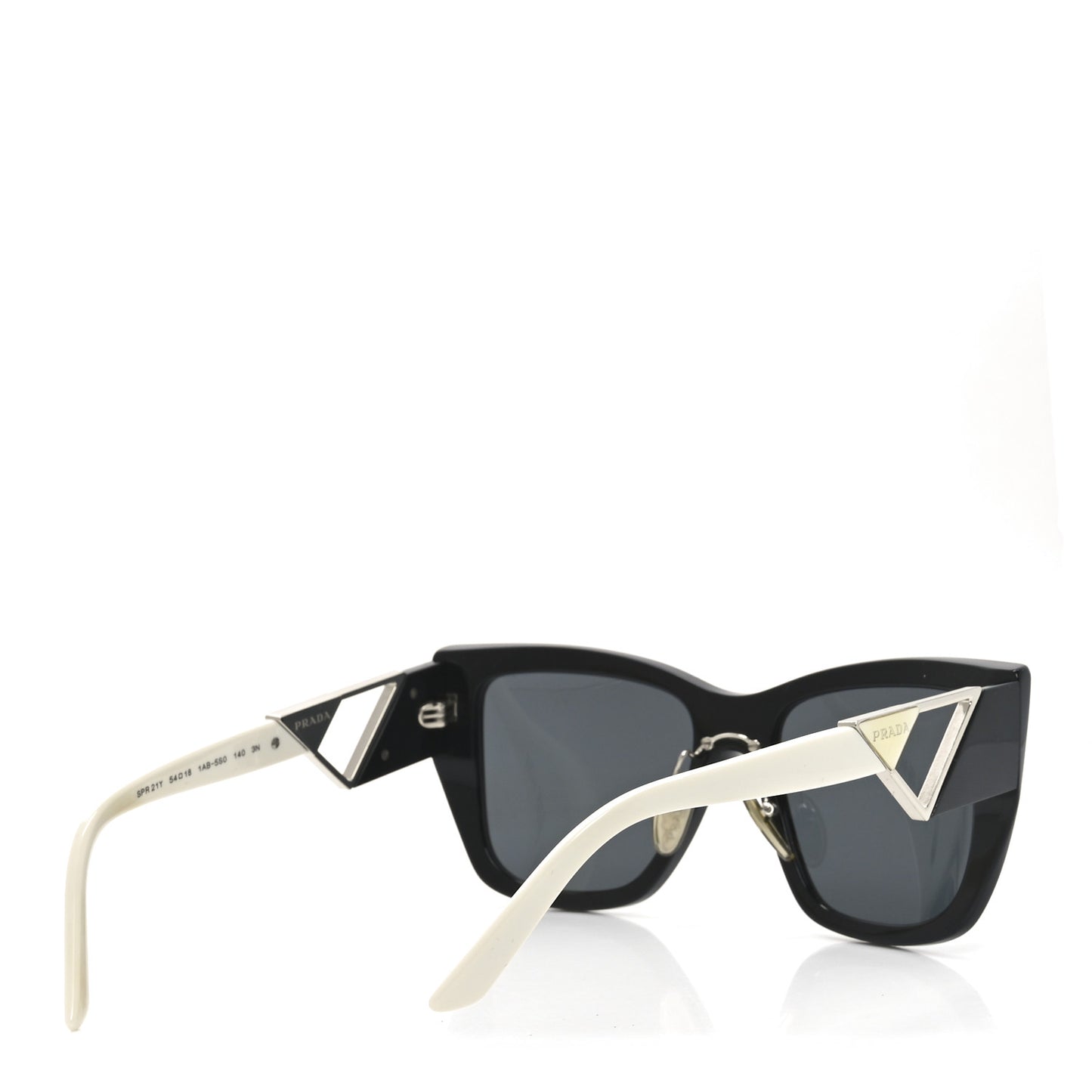 Triangle Sunglasses SPR 21Y Black White