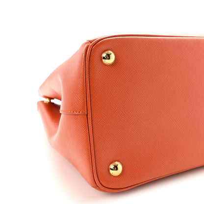 Prada Saffiano Lux Parabole Tote Papaya 8 of 9