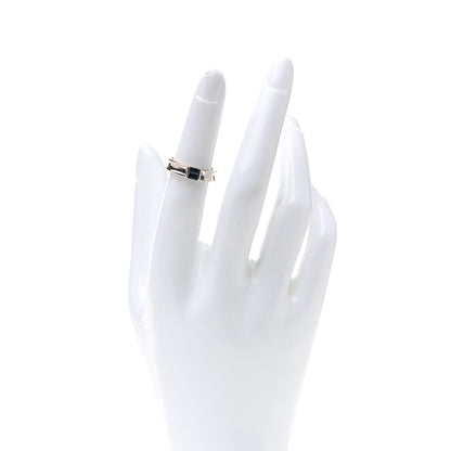 Tiffany 18K White Gold Blue Sapphire Stacking Ring 49 5 2 of 9