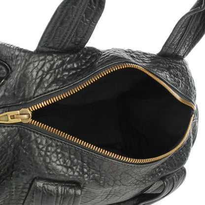 Alexander Wang Pebbled Lambskin Rocco Black Antique Brass Hardware 5 of 6